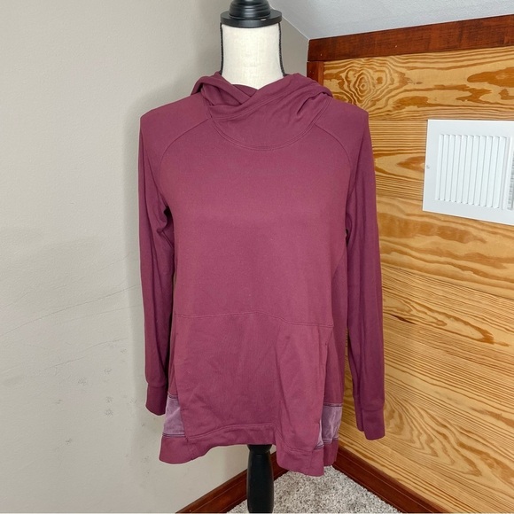 Lululemon Starting Place Hoodie in Garnet Purple 4 W3ABWS Activewear Workout - Picture 2 of 11